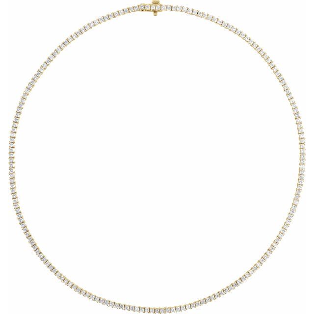 14k-yellow-7-1/4-ctw-lab-grown-diamond-line-16"-necklace