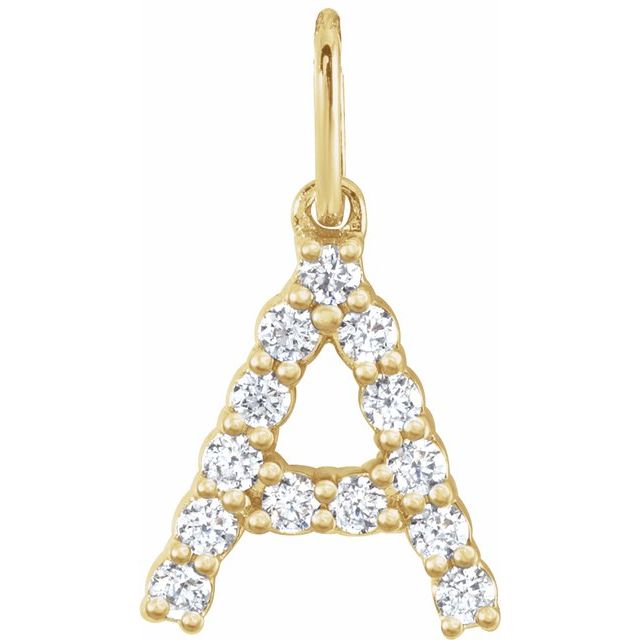 14k-yellow-1/5-ctw-lab-grown-diamond-initial-a-pendant