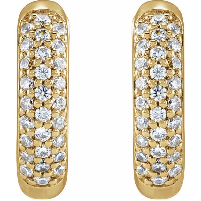 14k-yellow-1/4-ctw-lab-grown-diamond-hinged-hoop-earrings