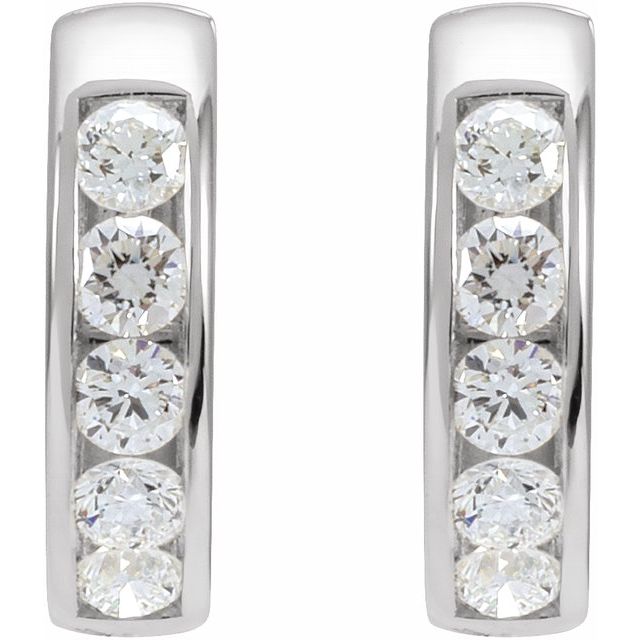 14k-white-5/8-ctw-lab-grown-diamond-hinged-hoop-earrings