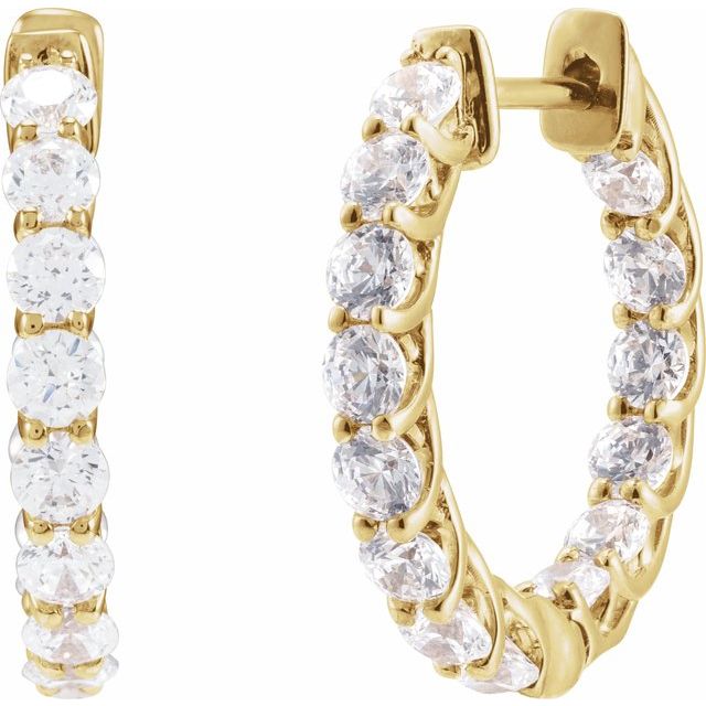 14k-yellow-2-1/5-ctw-lab-grown-diamond-inside-outside-hoop-earrings