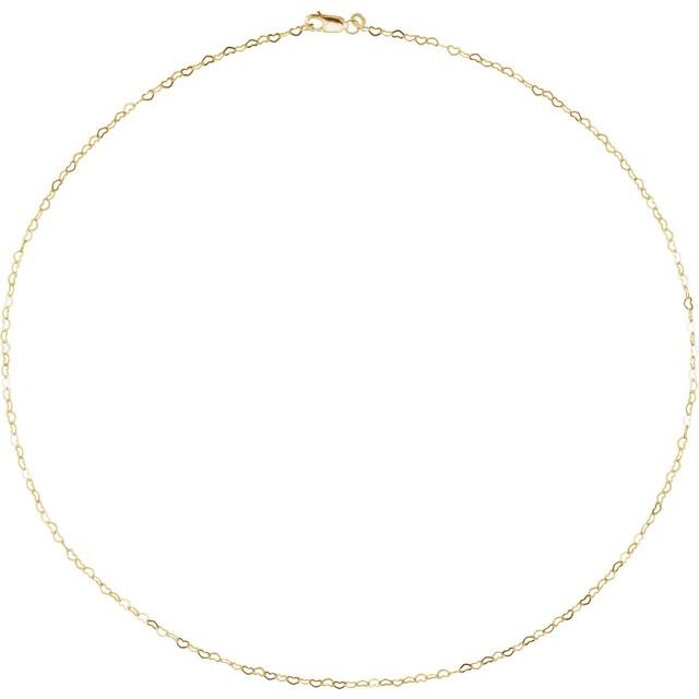 14k-yellow-gold--heart-18"-chain
