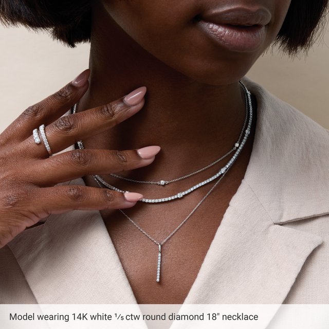 14k-yellow-1/5-ctw-lab-grown-diamond-3-station-18"-necklace