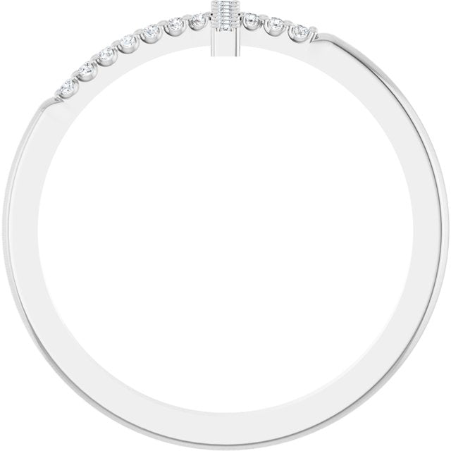 14k-white-.08-ctw-lab-grown-diamond-sideways-cross-ring