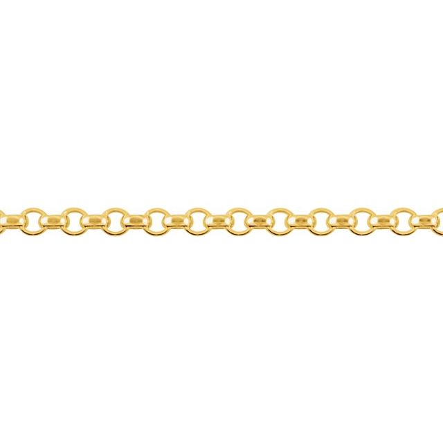 14k-yellow-gold--hollow-diamond-cut-rolo-16"-chain