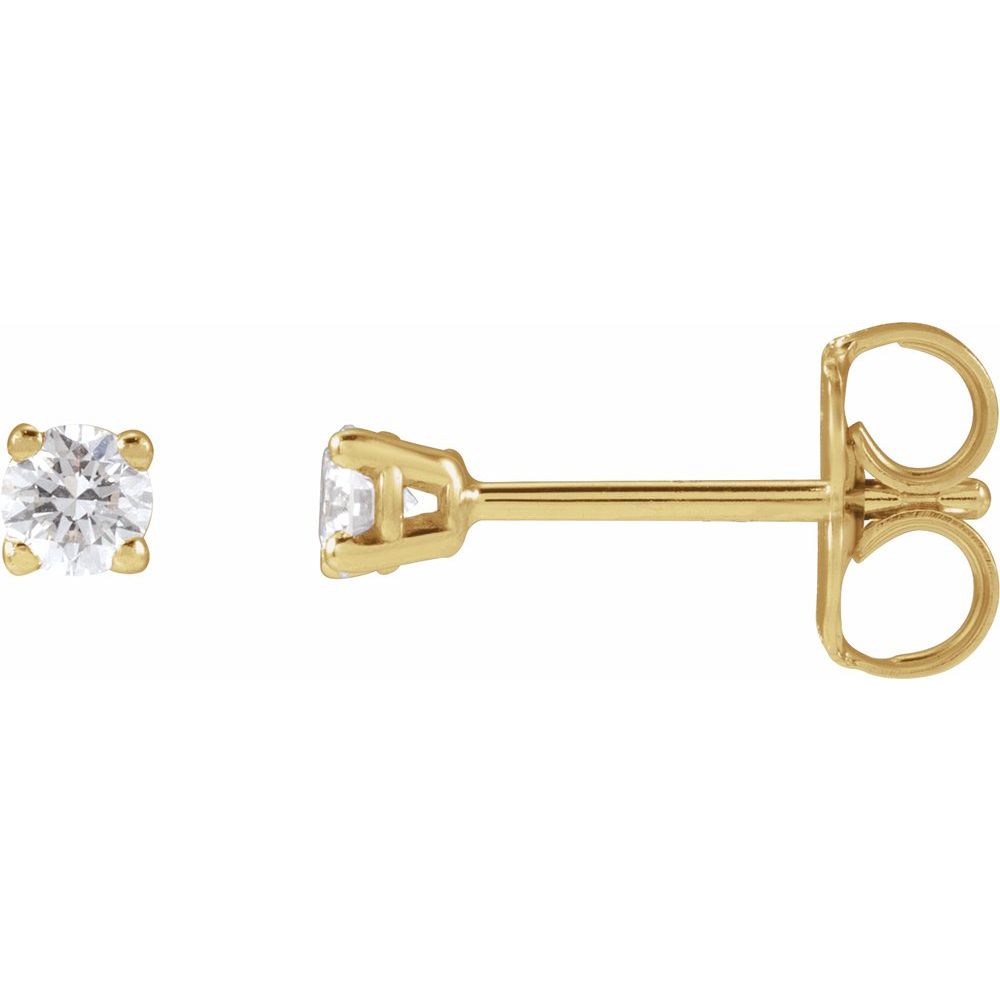 14K White Gold 3 CTW Lab-Grown White Diamond Earrings