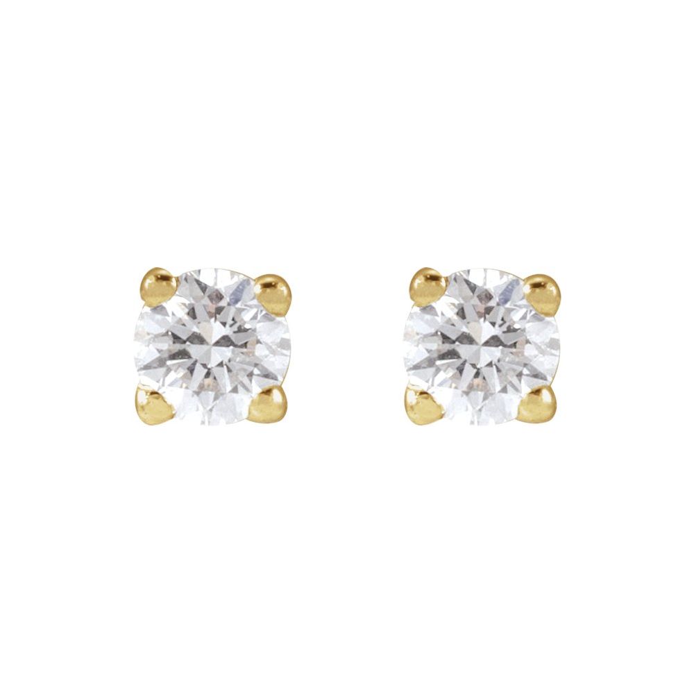 14K White Gold 3 CTW Lab-Grown White Diamond Earrings
