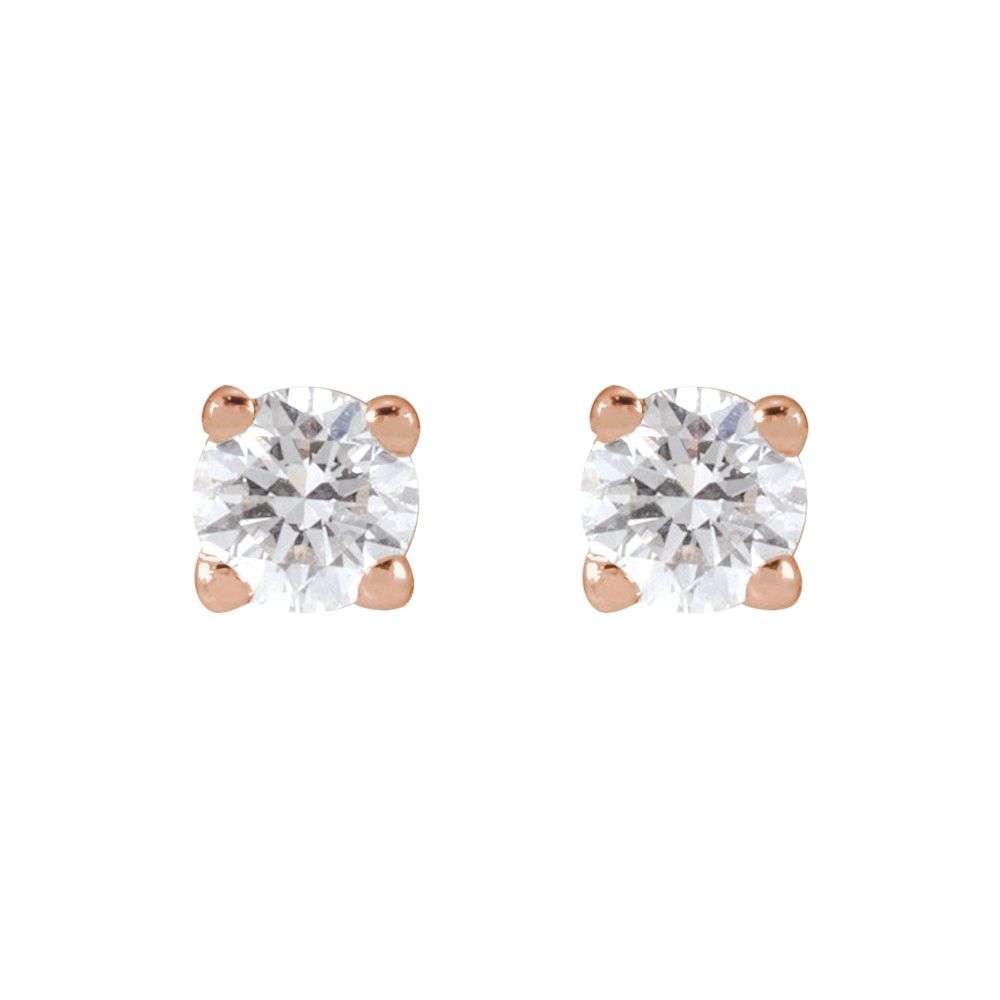 14K White Gold 3 CTW Lab-Grown White Diamond Earrings