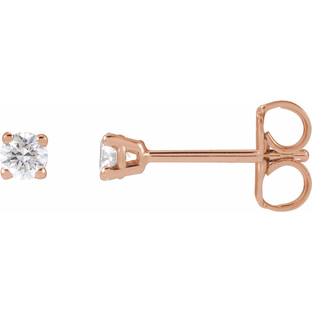 14K White Gold 3 CTW Lab-Grown White Diamond Earrings