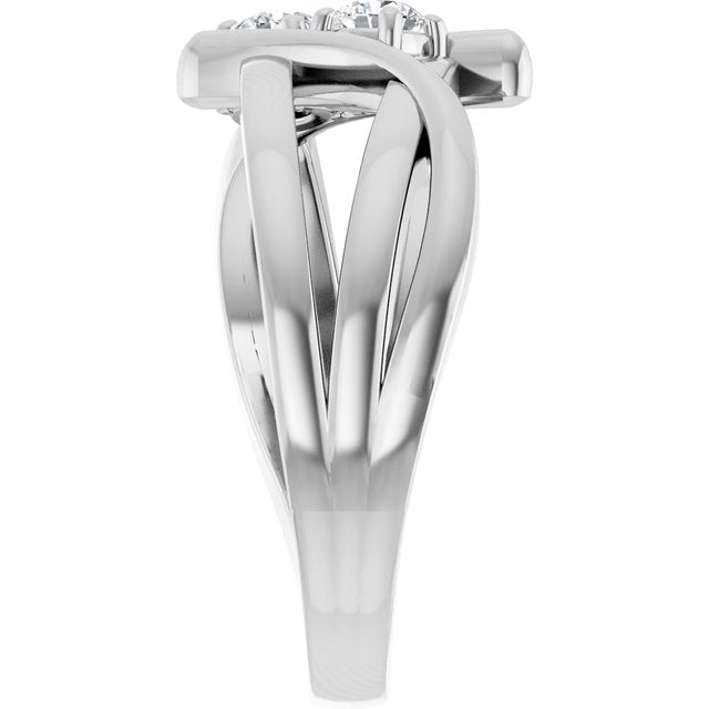 14k-white-1/4-ctw-lab-grown-diamond-two-stone-ring