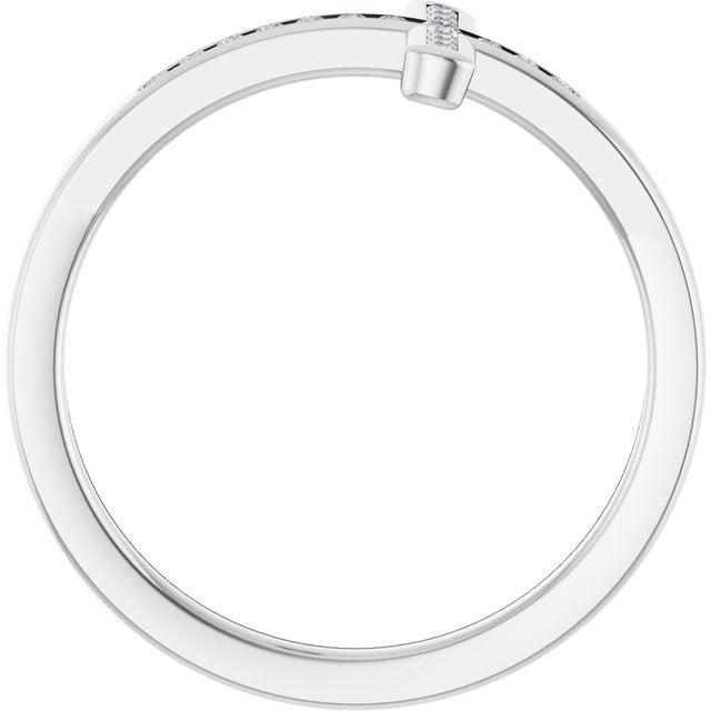 14k-white-1/10-ctw-lab-grown-diamond-sideways-cross-ring