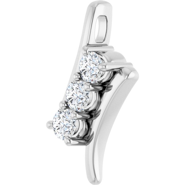 14k-white-1/3-ctw-lab-grown-diamond-pendant