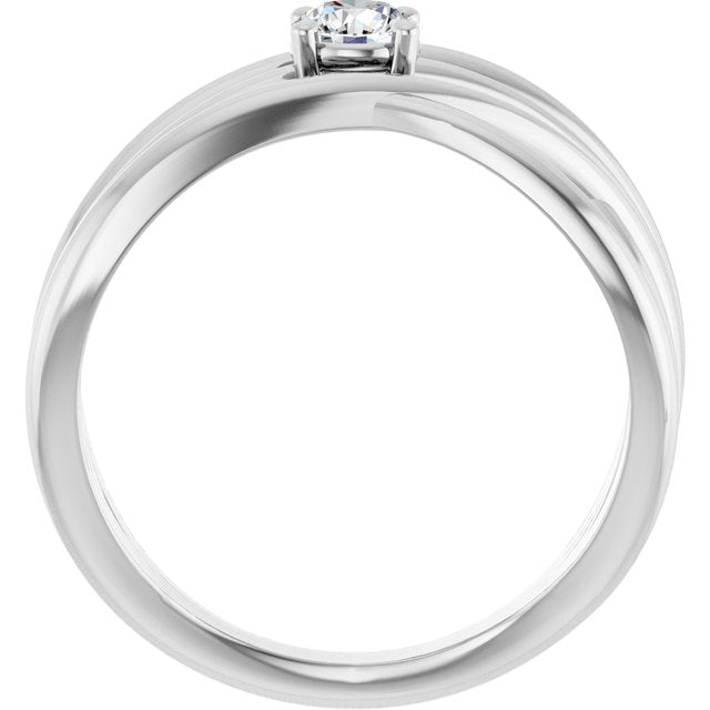 14k-white-1/4-ct-lab-grown-diamond-criss-cross-ring