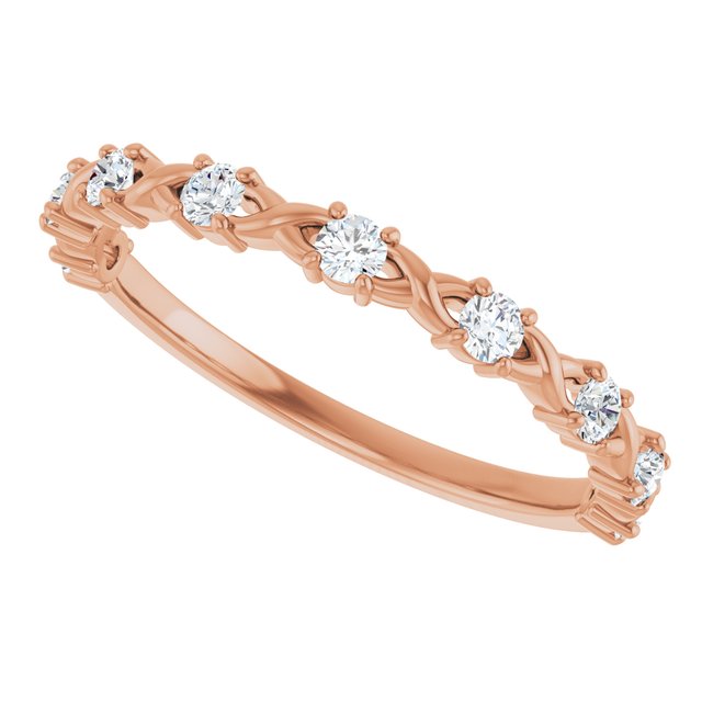 14k-rose-gold-1/4-ctw-lab-grown-diamond-anniversary-band