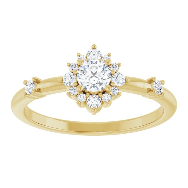 14k-yellow-3/8-ctw-lab-grown-diamond-halo-style-ring
