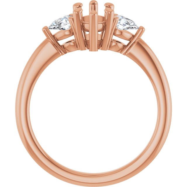 14k-rose-gold-10-x--marquise-1/4-ctw-lab-grown-diamond-semi-set-engagement-ring