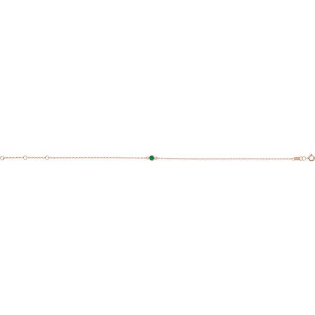 14k-rose-gold-lab-grown-emerald-bezel-set-solitaire-6-1/2-7-1/2"-bracelet